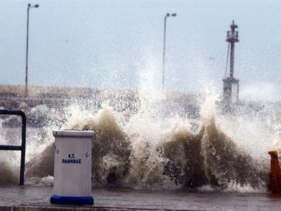 Απαγορευτικό απόπλου λόγω ισχυρών ανέμων